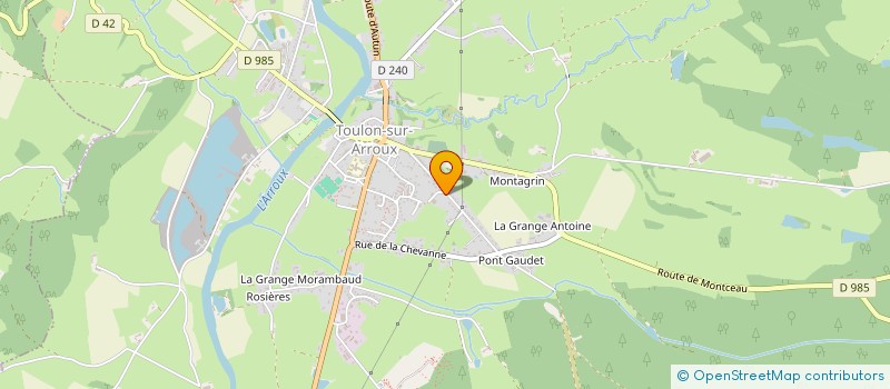 localisation de l'entreprise MADAME LILOU DUCHENE  TOULON-SUR-ARROUX