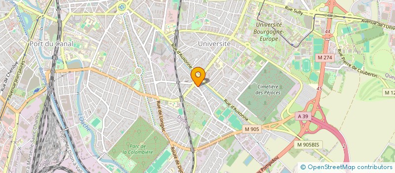 localisation de l'entreprise MADAME LILOU FERNANDES--CLAUZEL  DIJON