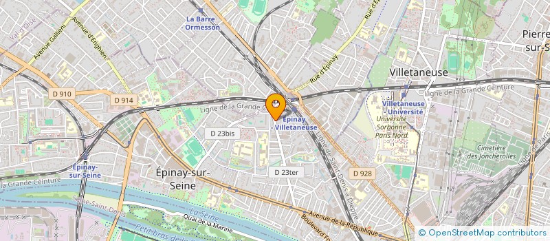 localisation de l'entreprise MADAME LILOU FOURNIER  EPINAY-SUR-SEINE
