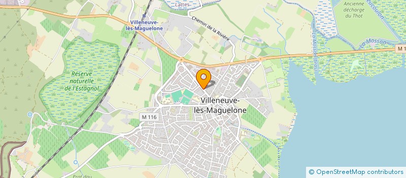 localisation de l'entreprise MADAME LILOU GHIBAUDO  VILLENEUVE-LES-MAGUELONE