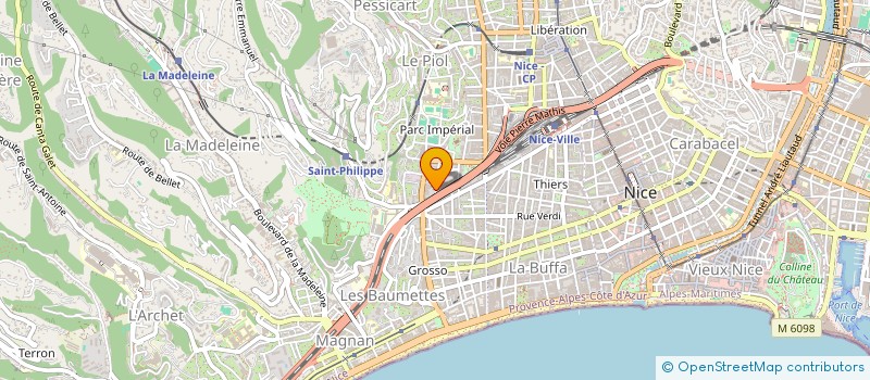 localisation de l'entreprise MADAME LILOU GRANT à NICE