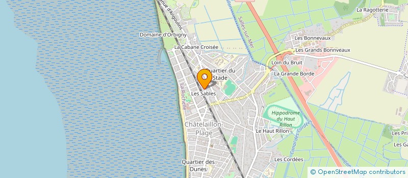 localisation de l'entreprise MADAME LILOU GUSTAVE  CHATELAILLON-PLAGE