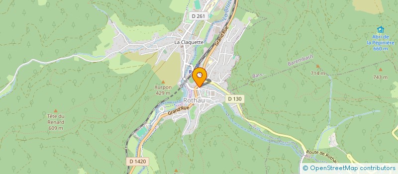 localisation de l'entreprise MADAME LILOU HOLTZMANN  ROTHAU