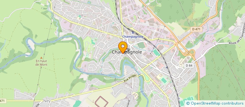 localisation de l'entreprise MADAME LILOU KEIGNAERT  CHAMPAGNOLE