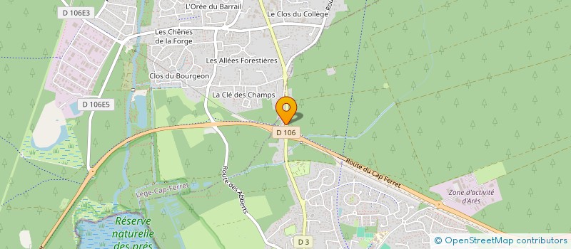 localisation de l'entreprise MADAME LILOU LAUVERGNE  ARES