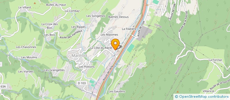 localisation de l'entreprise MADAME LILOU LOISEL à MARTHOD