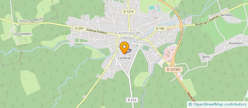 localisation de l'entreprise MADAME LILOU MARTIN  CASTELNAU-DE-MEDOC