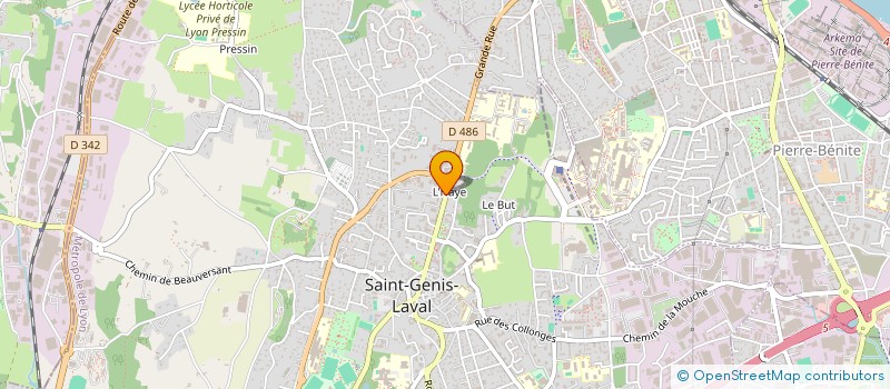 localisation de l'entreprise MADAME LILOU MAYOT  SAINT-GENIS-LAVAL