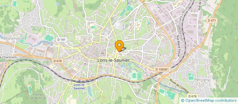 localisation de l'entreprise MADAME LILOU MEREAU  LONS-LE-SAUNIER