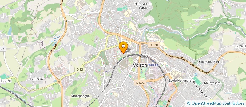 localisation de l'entreprise MADAME LILOU MIGNOT  VOIRON