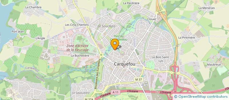 localisation de l'entreprise MADAME LILOU PAITIER  CARQUEFOU