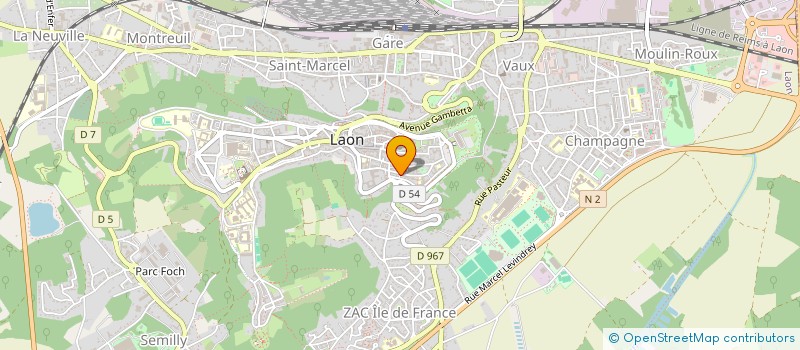 localisation de l'entreprise MADAME LILOU PEUDPIECE à LAON