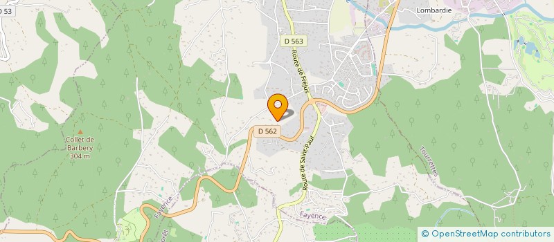 localisation de l'entreprise MADAME LILOU PINCHAULT  FAYENCE