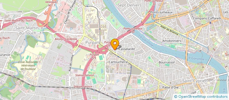 localisation de l'entreprise MADAME LILOU POIRIER  TOULOUSE