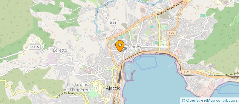 localisation de l'entreprise MADAME LILOU ROMAGNESI à AJACCIO
