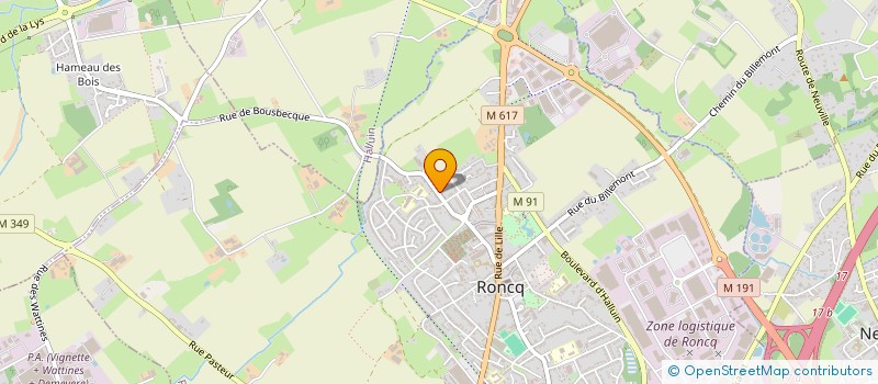 localisation de l'entreprise MADAME LILOU VAN ENDE  RONCQ