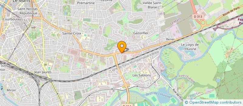 localisation de l'entreprise MADAME LILOU VERRIER BERNARD  LE MANS