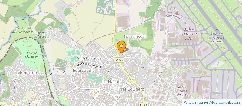 localisation de l'entreprise MADAME LILY BARREILLE à COLOMIERS