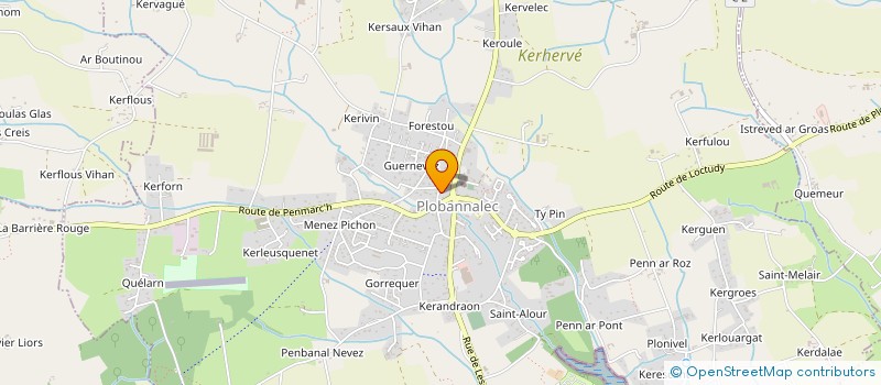 localisation de l'entreprise MADAME LILY-BELLE DE CHOLLET  PLOBANNALEC-LESCONIL
