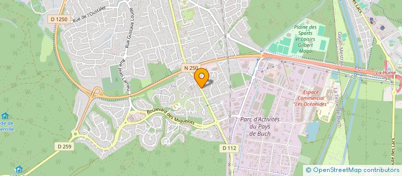 localisation de l'entreprise MADAME LILY DESQUEYROUX  LA TESTE-DE-BUCH