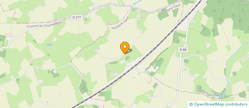 localisation de l'entreprise MADAME LILY DEVORNIQUE  SOULIGNE FLACE