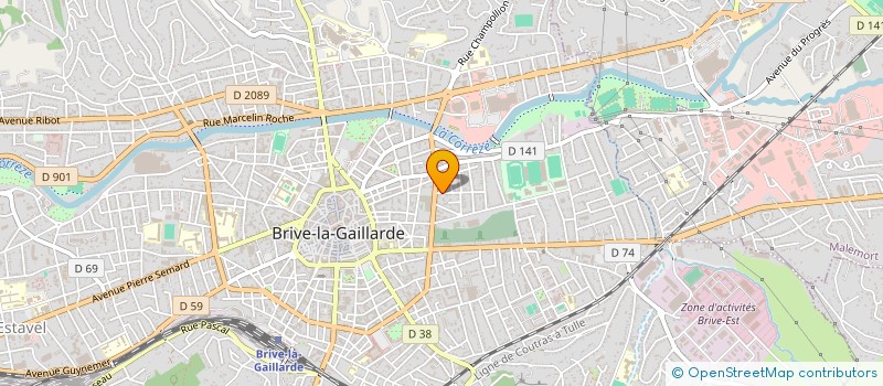 localisation de l'entreprise MADAME LILY DOUSSEAU à BRIVE-LA-GAILLARDE