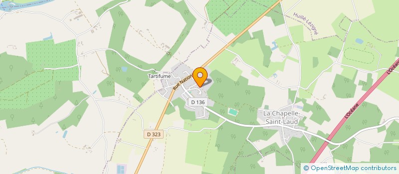 localisation de l'entreprise MADAME LILY JOULIN  LA CHAPELLE-SAINT-LAUD