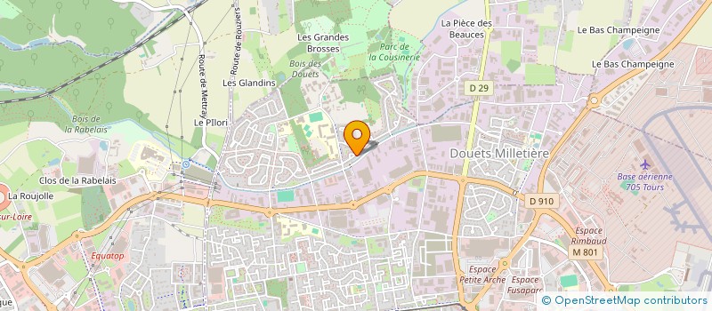 localisation de l'entreprise MADAME LILY-MARIE REFFAY  TOURS