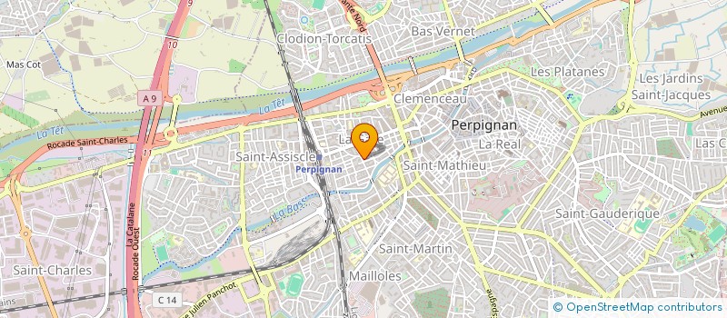 localisation de l'entreprise MADAME LILY-MAUD VANCON  PERPIGNAN