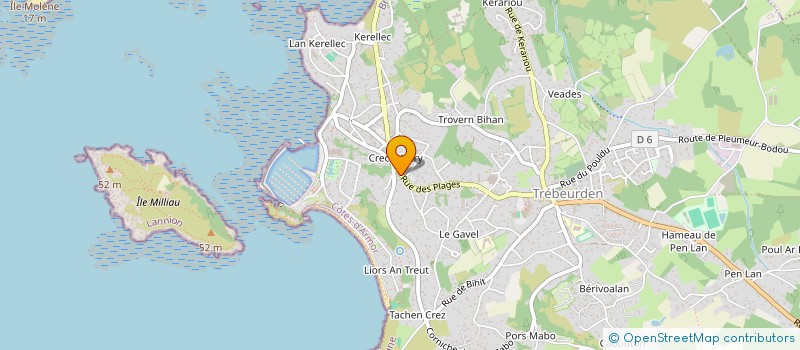 localisation de l'entreprise MADAME LILY-ROSE NEWELL  TREBEURDEN