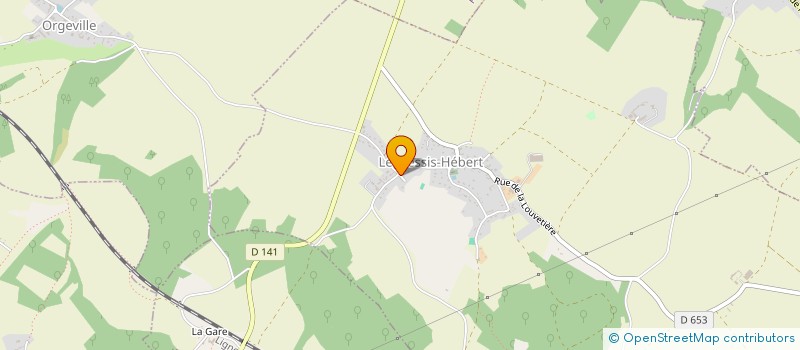 localisation de l'entreprise MADAME LILY VALETTE  LE PLESSIS-HEBERT