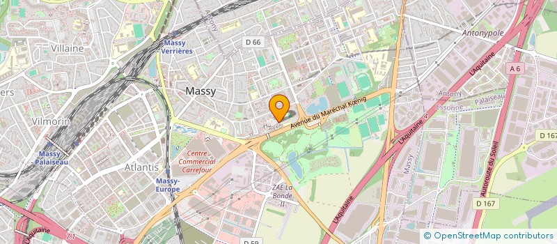 localisation de l'entreprise MADAME LILY-WONG TRAN-BINH  MASSY