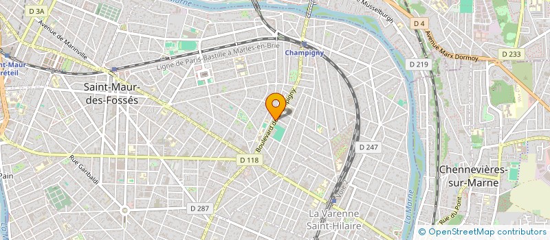 localisation de l'entreprise MADAME LILYA BOUCHERIT à SAINT-MAUR-DES-FOSSES