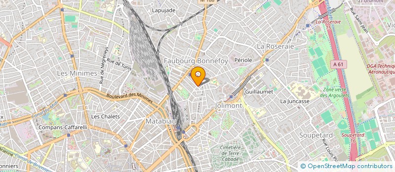localisation de l'entreprise MADAME LILYA BOUFERRACHE  TOULOUSE