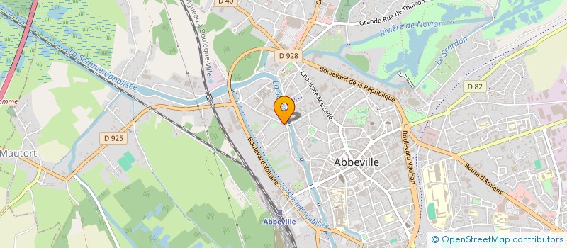 localisation de l'entreprise MADAME LILYA MORSLI à ABBEVILLE