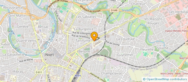 localisation de l'entreprise MADAME LILYA TAZIBT  NIORT