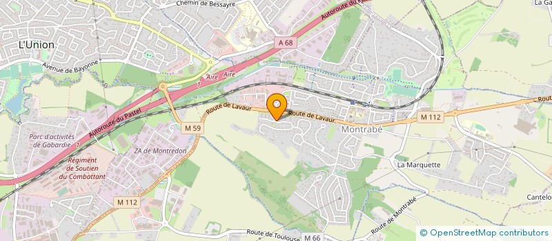 localisation de l'entreprise MADAME LIN CAO  MONTRABE