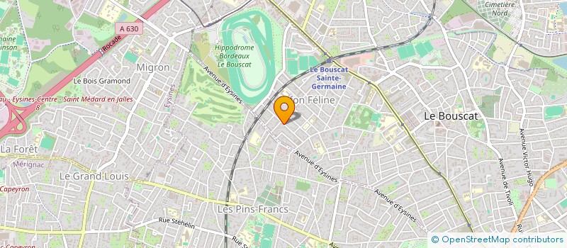 localisation de l'entreprise MADAME LIN ZENG à LE BOUSCAT