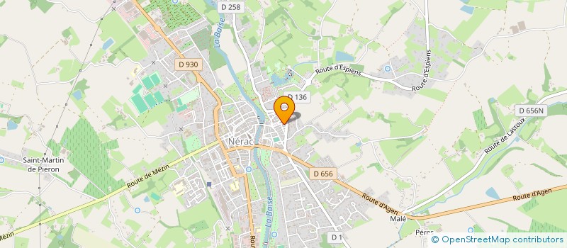 localisation de l'entreprise MADAME LINA ABDELLI  NERAC