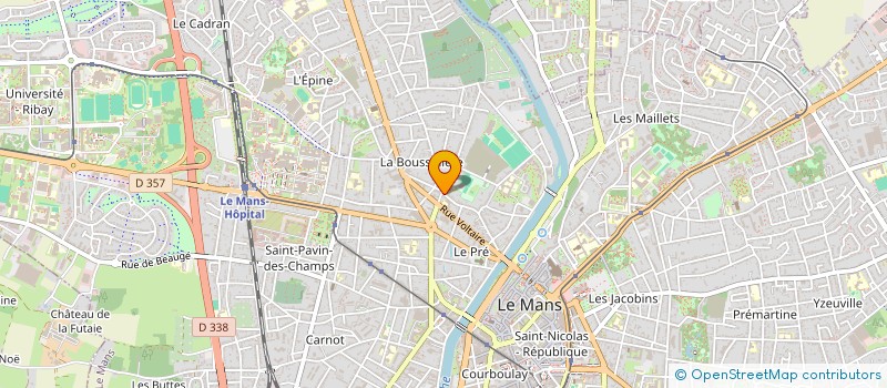 localisation de l'entreprise MADAME LINA ABOU SLEIMAN  LE MANS