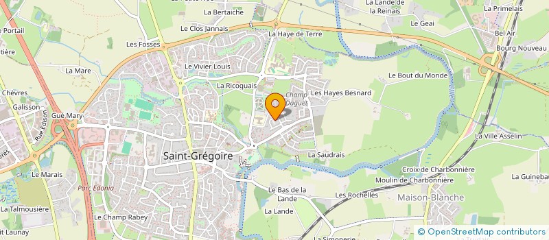 localisation de l'entreprise MADAME LINA ABOURA  SAINT-GREGOIRE