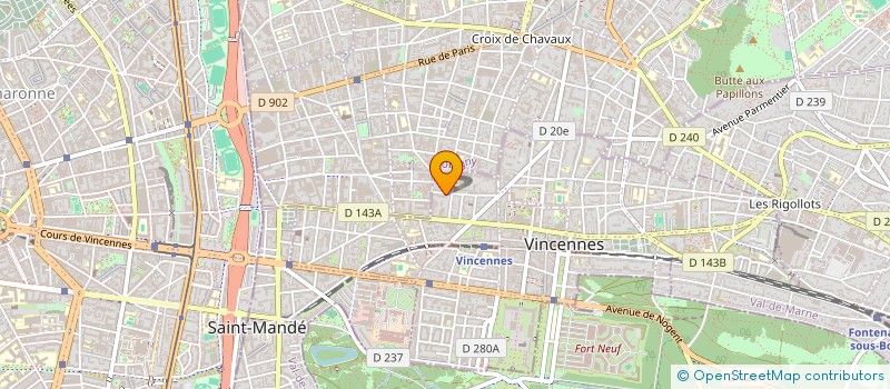 localisation de l'entreprise MADAME LINA AIT ALI à VINCENNES