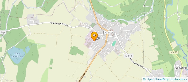 localisation de l'entreprise MADAME LINA ANDREIN  JOUARRE