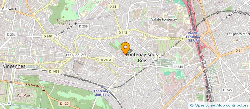 localisation de l'entreprise MADAME LINA BAILE  FONTENAY-SOUS-BOIS