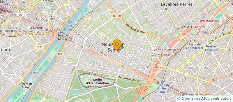 localisation de l'entreprise MADAME LINA BEN BENAISSA à NEUILLY-SUR-SEINE