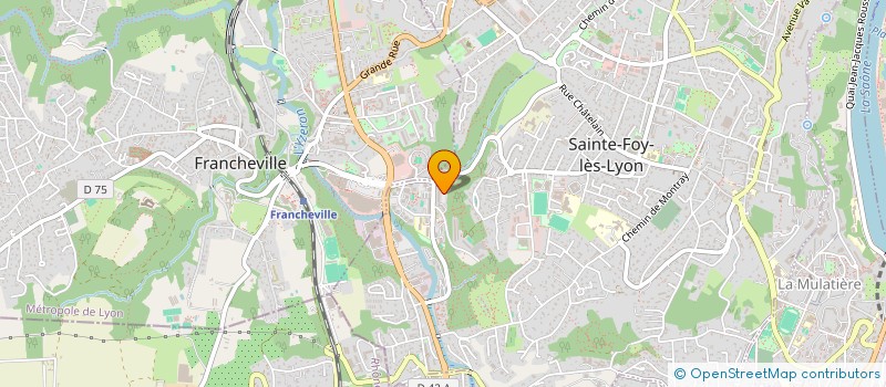 localisation de l'entreprise MADAME LINA BENAISSA  SAINTE-FOY-LES-LYON