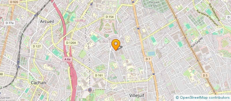 localisation de l'entreprise MADAME LINA BENASSOU  VILLEJUIF