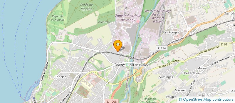localisation de l'entreprise MADAME LINA BENZINE à THONON-LES-BAINS
