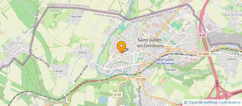 localisation de l'entreprise MADAME LINA BEYHUM  SAINT-JULIEN-EN-GENEVOIS