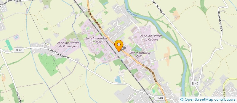 localisation de l'entreprise MADAME LINA BLANC  AUTERIVE